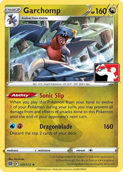 Garchomp Prize Pack Series Cards Pokemon card