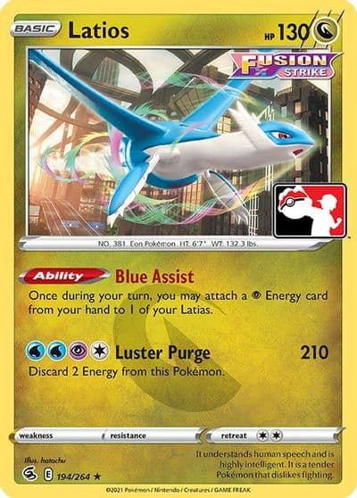 Latios Prize Pack Series Cards Pokemon card