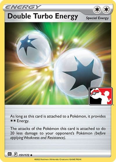 Double Turbo Energy Prize Pack Series Cards Pokemon card