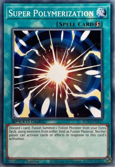 Super Polymerization Speed Duel GX: Duelists of Shadows Yu-Gi-Oh! card
