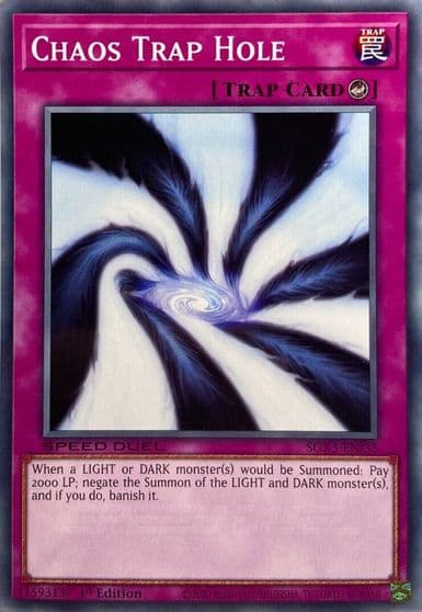 Chaos Trap Hole Speed Duel GX: Duelists of Shadows Yu-Gi-Oh! card