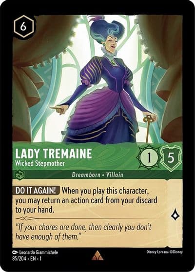 Lady Tremaine Wicked Stepmother The First Chapter Lorcana card