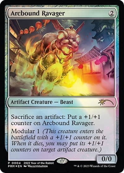 Arcbound Ravager Year of the Rabbit 2023 Unique and Miscellaneous Promos Magic card