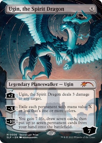 Ugin the Spirit Dragon Secret Lair Showdown Magic card