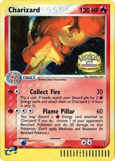 Charizard (National Championships) League & Championship Cards Pokemon card
