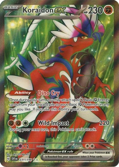 Koraidon ex SV01: Scarlet & Violet Base Set Pokemon card