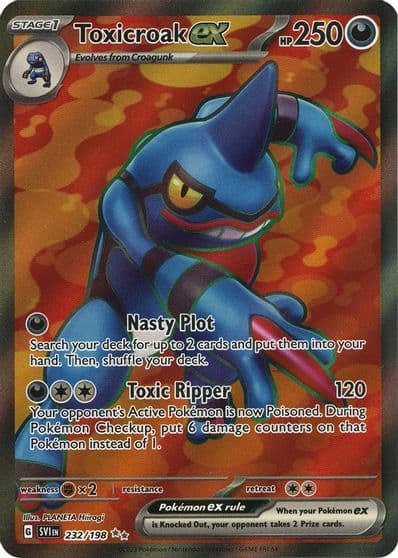 Toxicroak ex SV01: Scarlet & Violet Base Set Pokemon card