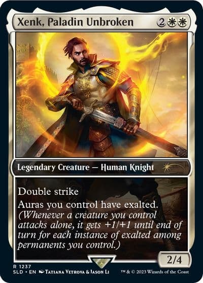 Xenk Paladin Unbroken Secret Lair Drop Series Magic card
