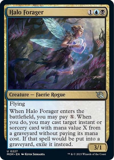 Halo Forager March of the Machine Magic card