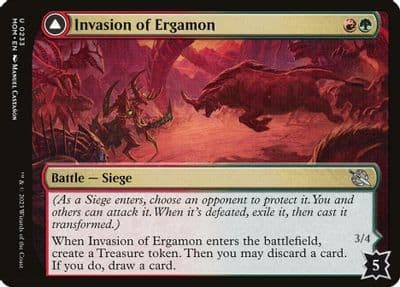 Invasion of Ergamon March of the Machine Magic card