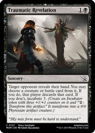 Traumatic Revelation March of the Machine Magic card