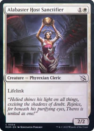 Alabaster Host Sanctifier March of the Machine Magic card