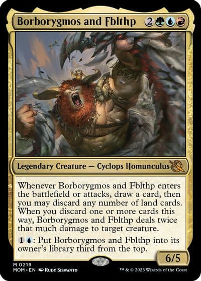 Borborygmos and Fblthp March of the Machine Magic card