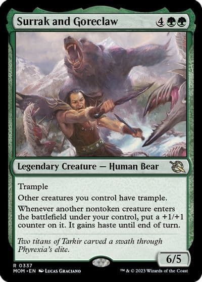Surrak and Goreclaw March of the Machine Magic card