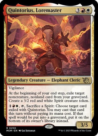 Quintorius Loremaster March of the Machine Magic card