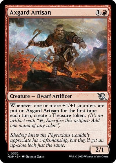 Axgard Artisan March of the Machine Magic card