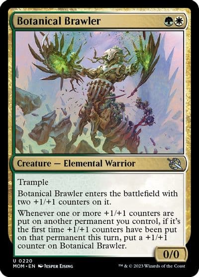 Botanical Brawler March of the Machine Magic card