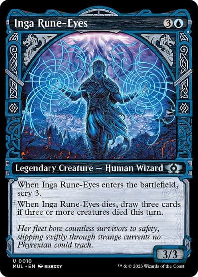 Inga Rune Eyes March of the Machine: Multiverse Legends Magic card
