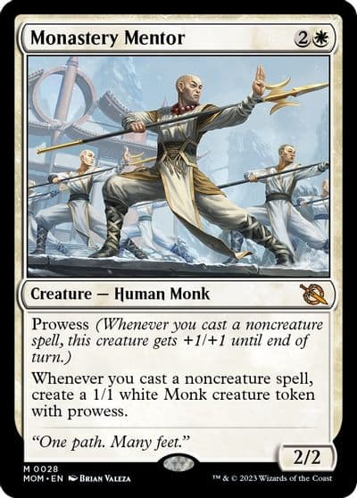 Monastery Mentor March of the Machine Magic card