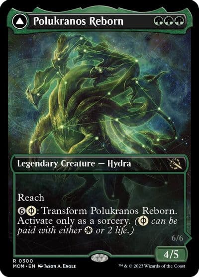Polukranos Reborn Showcase March of the Machine Magic card