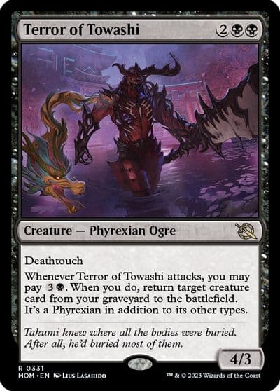 Terror of Towashi March of the Machine Magic card