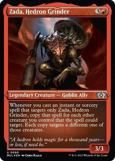 Zada Hedron Grinder Foil Etched March of the Machine: Multiverse Legends Magic card
