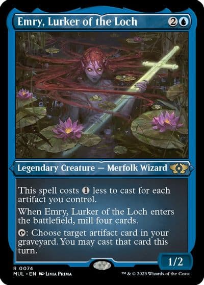 Emry Lurker of the Loch Foil Etched March of the Machine: Multiverse Legends Magic card