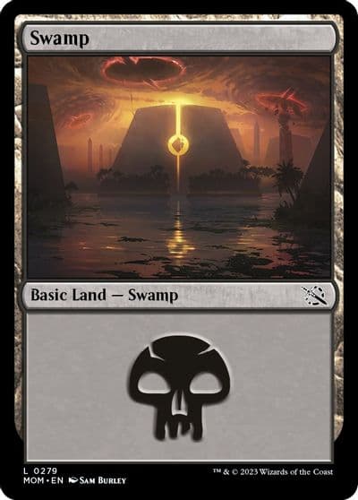 Swamp 0279 March of the Machine Magic card