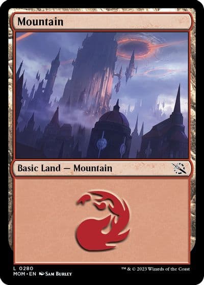 Mountain 0280 March of the Machine Magic card