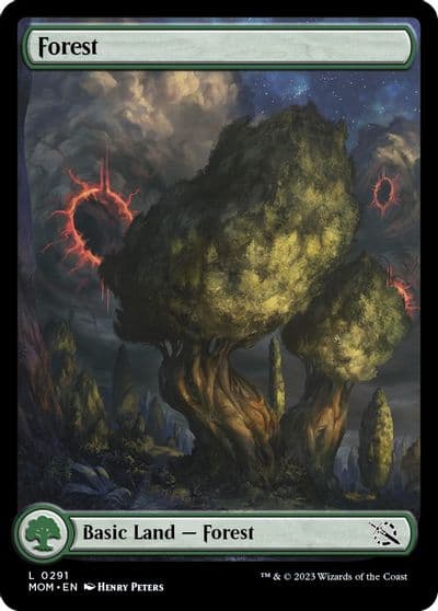 Forest 0291 March of the Machine Magic card