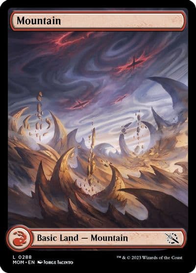 Mountain 0288 March of the Machine Magic card