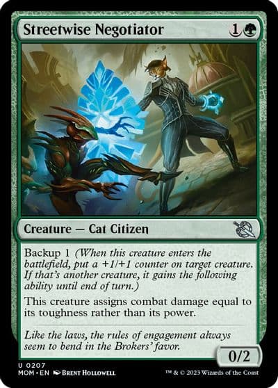 Streetwise Negotiator March of the Machine Magic card