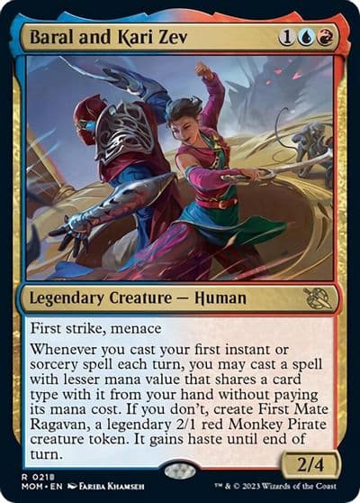 Baral and Kari Zev March of the Machine Magic card