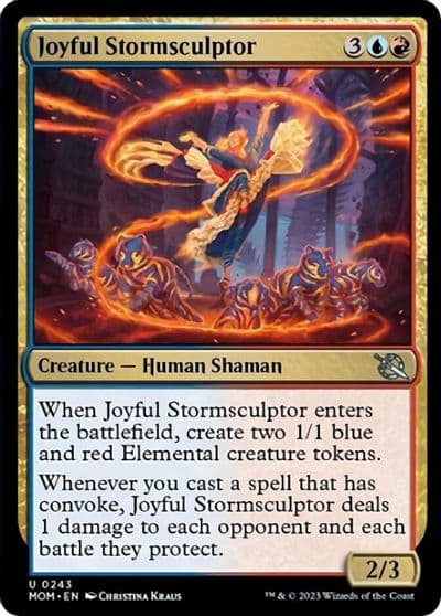 Joyful Stormsculptor March of the Machine Magic card