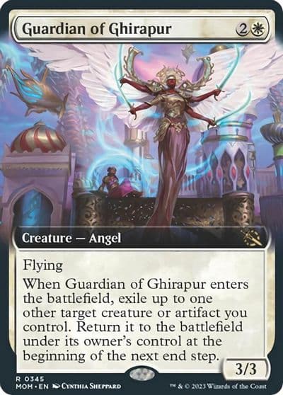 Guardian of Ghirapur Extended Art March of the Machine Magic card