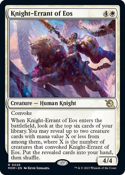 Knight Errant of Eos March of the Machine Magic card