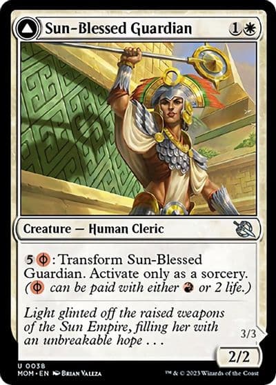 Sun Blessed Guardian March of the Machine Magic card