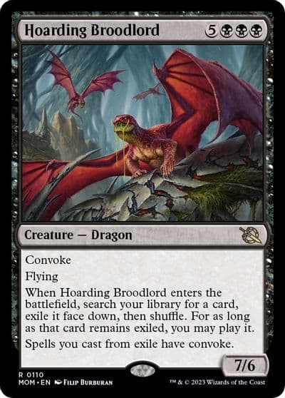 Hoarding Broodlord March of the Machine Magic card