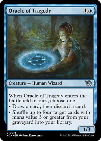 Oracle of Tragedy March of the Machine Magic card