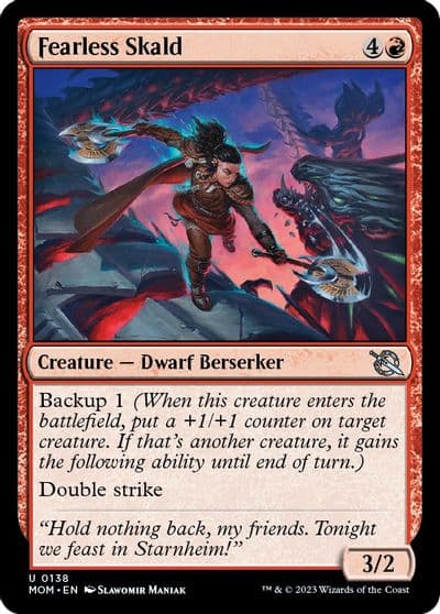 Fearless Skald March of the Machine Magic card