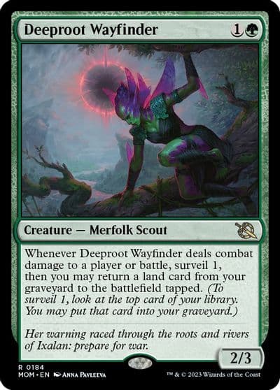 Deeproot Wayfinder March of the Machine Magic card