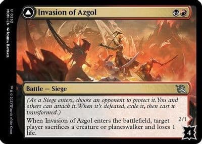 Invasion of Azgol March of the Machine Magic card