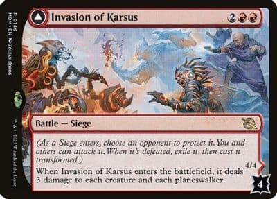 Invasion of Karsus March of the Machine Magic card