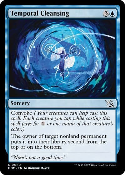 Temporal Cleansing March of the Machine Magic card