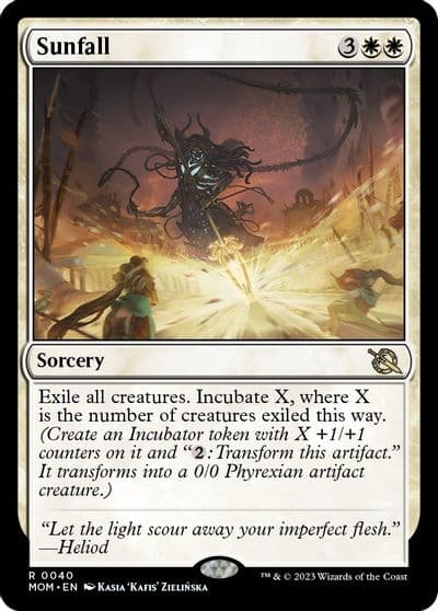 Sunfall March of the Machine Magic card