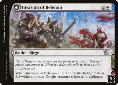 Invasion of Belenon March of the Machine Magic card