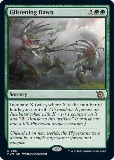 Glistening Dawn March of the Machine Magic card