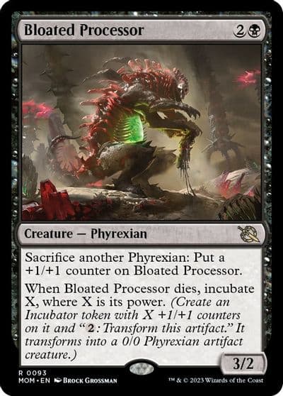 Bloated Processor March of the Machine Magic card