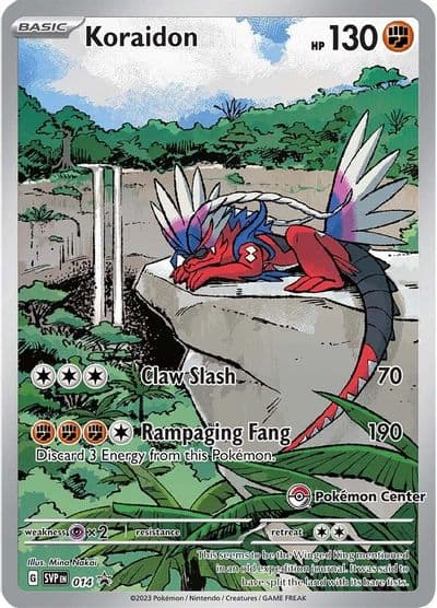 Koraidon - 014 (Pokemon Center Exclusive) SV: Scarlet & Violet Promo Cards Pokemon card
