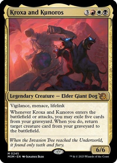 Kroxa and Kunoros March of the Machine Magic card